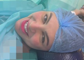 بالفيديو..نهيلة باربي تضع مولودتها “ميرال”