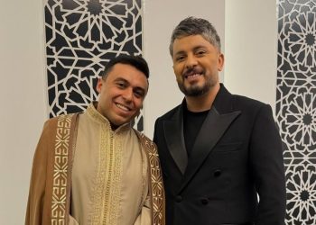 رفقة حاتم عمور.. زكرياء الغافولي سعيد بهذا الحدث الخيري (صور)