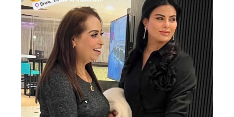 بروكسيل تجمع لطيفة رأفت وفاطمة تيحيحيت (صورة)