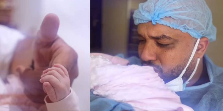 بالفيديو..الزوبير هلال يرزق بمولودته الأولى “كنزة”