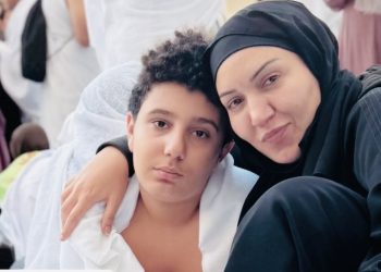 أسماء لمنور تحتفل بعيد ميلاد إبنها
