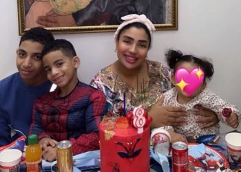 أميمة باعزية تحتفل بعيد ميلاد ابنها محمد مراد (صورة)