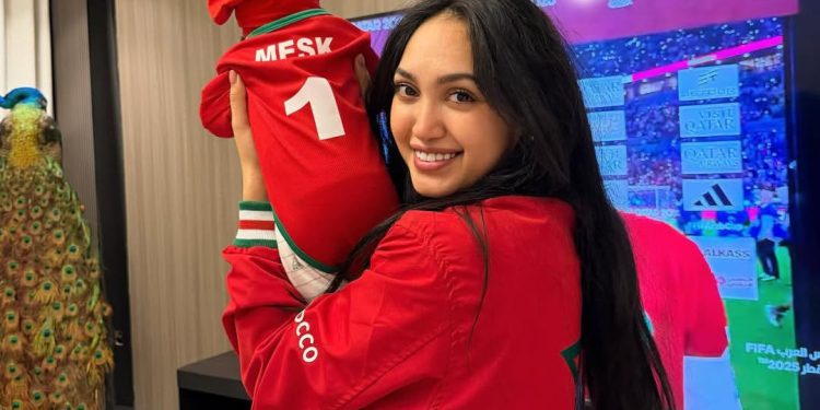 زينب أسامة تحتفل بتتويج المغرب بكأس العرب وتكشف اسم مولودتها “مسك”