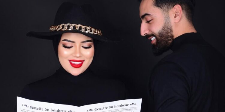 رفقة زوجها..حفصة أبحيح تعلن عن حملها
