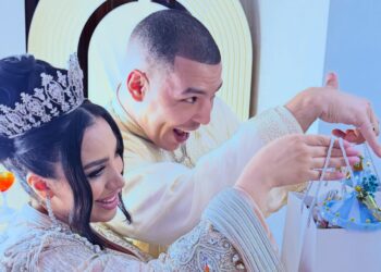 لمّ شمل أنس البسبوسي وزوجته واحتفال عائلي بابنهما إسحاق..صور