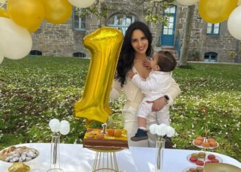 وصال بيريز تحتفل بعيد ميلاد ابنها فارس في أجواء عائلية مميزة