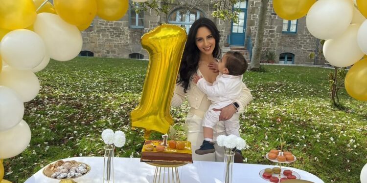 وصال بيريز تحتفل بعيد ميلاد ابنها فارس في أجواء عائلية مميزة