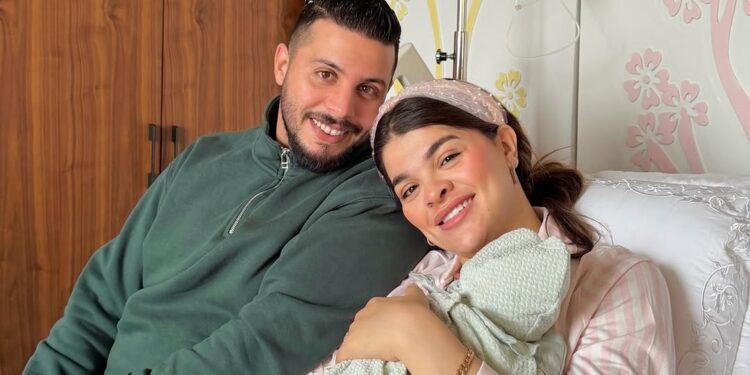 وفاء الهبا تستقبل مولودتها الأولى بلحظات مؤثرة
