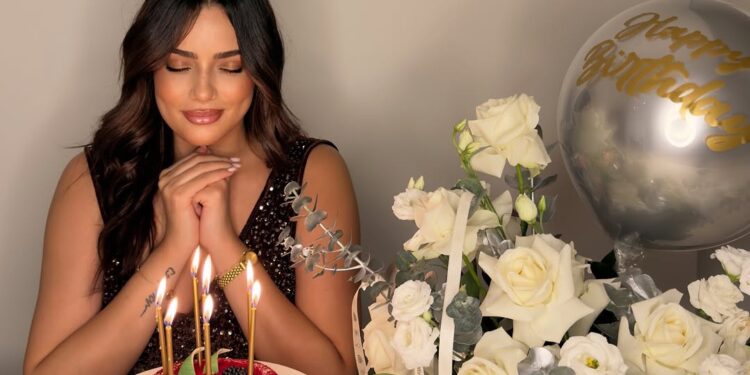 جيهان لافينا تحتفل بعيد ميلادها