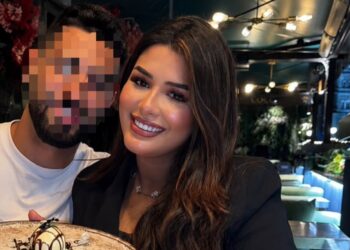 هبة لامان تثير التساؤلات بإخفاء ملامح زوجها في صورة رومانسية