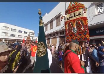 أجواء حصرية من موكب الشموع بسلا