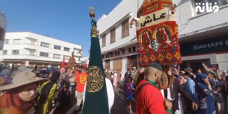 أجواء حصرية من موكب الشموع بسلا